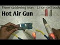 How To Make Hot Air Gun From Soldering Iron | Homemade Smd station