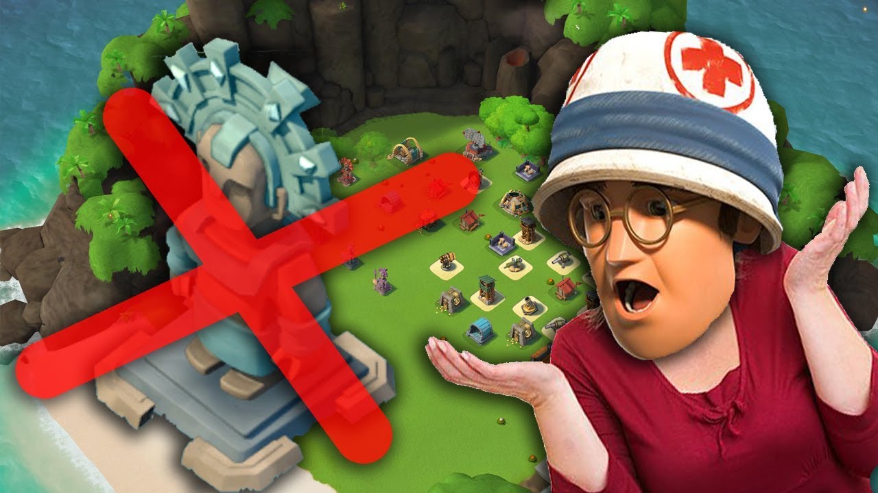 Ice Statues Are USELESS! Making My Defense WORST! Boom Beach Hammerman