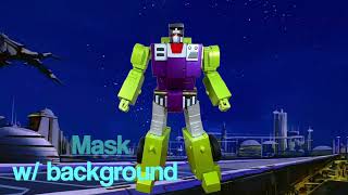 Magnetic Mask Testing #transformers #devastator