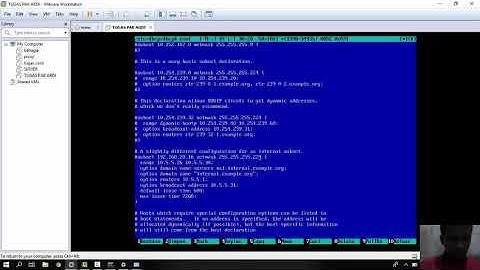 Tutorial Installasi & Konfigurasi Interface,Dhcp,Ssh,Ftp,&Mailserver di debian 9 || Aplikasi Vmware