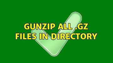 Unix & Linux: gunzip all .gz files in directory (3 Solutions!!)