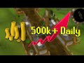 How to passively earn 500k daily in osrs