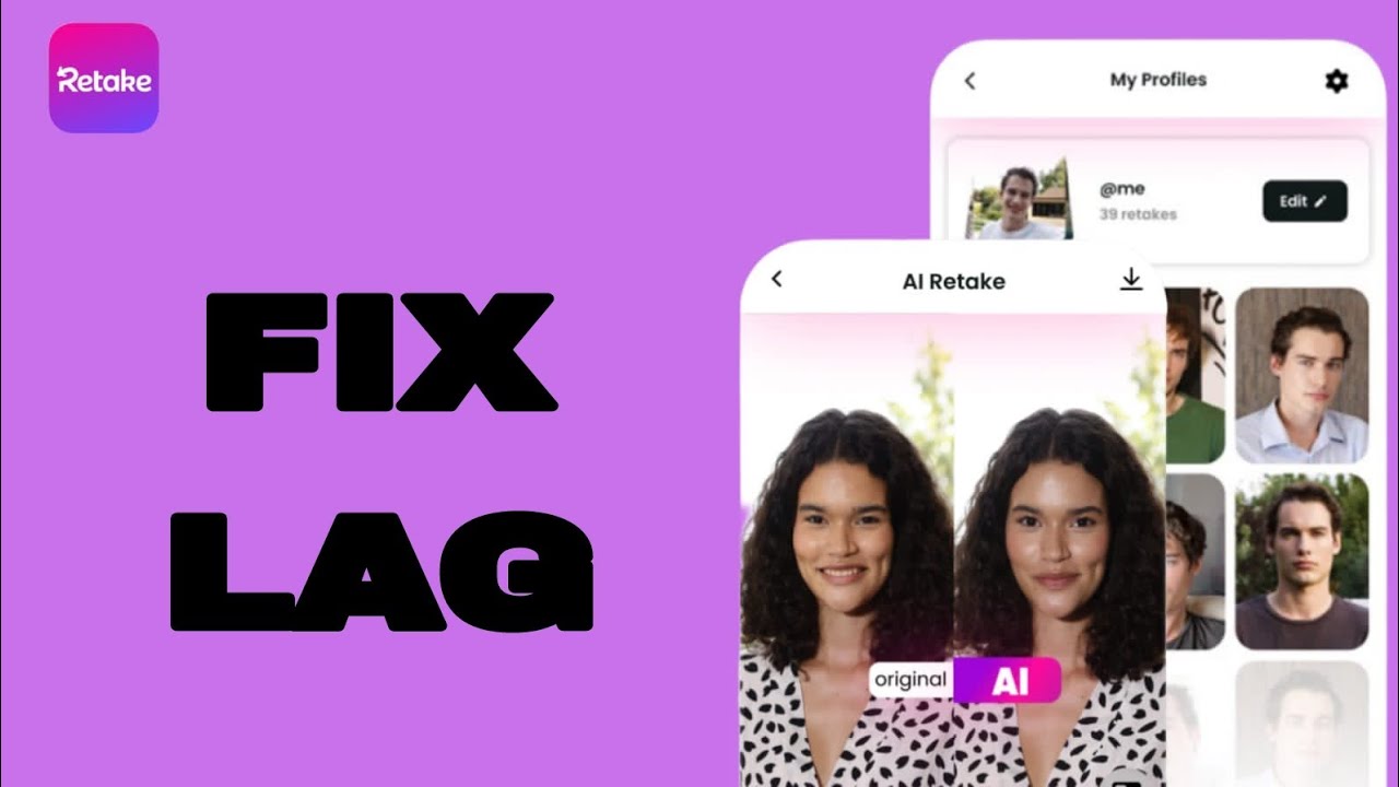 How To Fix And Solve Lag On Retake Ai App | Easy Fix - YouTube
