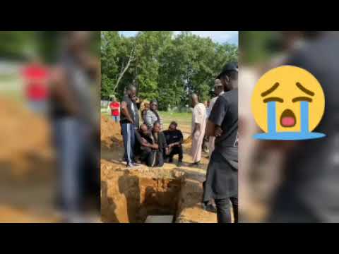 Heart wrenching... Sound Sultan Wife in Uncontrollable Tears At His Burial in New Jersey😔😔😭😭