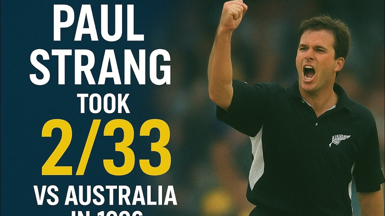 PAUL STRANG| 2/33 VS AUSTRALIA @ NAGPUR IN 1996.