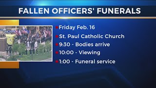Funeral arrangements announced for Westerville police officers