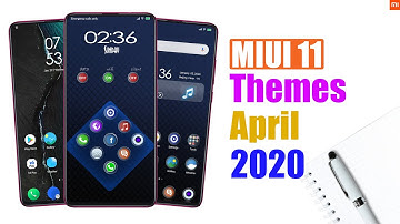 MIUI 11 Supported 4 Premium [No Third Party] MIUI 11 Themes With Customized Round Icons April 2020
