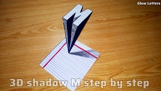 Unbelievable 3d shadow letter \