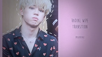 radial wipe transition | after effects