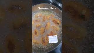 I made today cheese,paneer and bread mix cutlets.so #crisps and #crunchy
