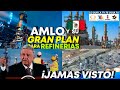 Mira!! este es el Gran Plan de AMLO jamas visto, para las Refinerías de Petroleo en Mexico. 4T Ava..