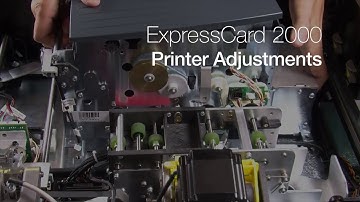 ExpressCard 2000 Printer Adjustments
