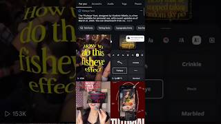 Fisheye font tutorial 🎬✨ #viral #shorts #tutorial #fisheye #font