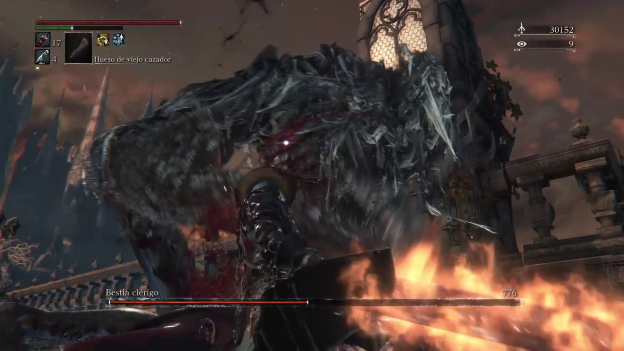 Primer Boss Bestia Clerigo Bloodborne YouTube