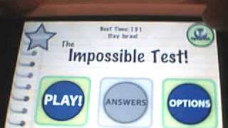 IPHONE- The impossible test - ALL THE ANSWERS- UPDATE