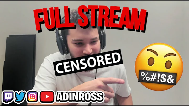Adin Ross FULL DELETED VOD [08/17/22] SECRET STREAM