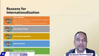 6. Internationalization process MMPC - 017 Advanced Strategic Management (Part- 18)