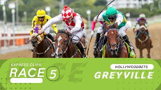 20240515 Hollywoodbets Greyville Race 5 won by LADY HEIST