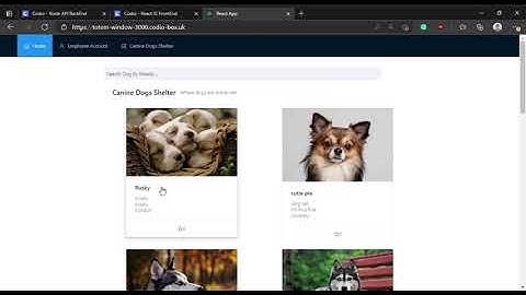 Dog Shelter Website (Muhammad Afif)