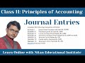 📘 Journal Entries  | Basic Journal Entry Question Class 11 Accounting | Principles of Accounting