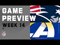 New England Patriots vs. Los Angeles Rams | Week 14 NFL Game Preview