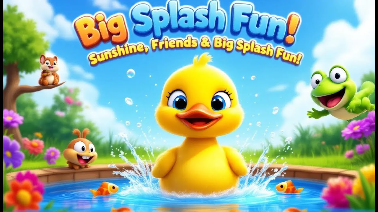 Duck's Day Out: Sunshine, Friends & Big Splash Fun! 🦆✨