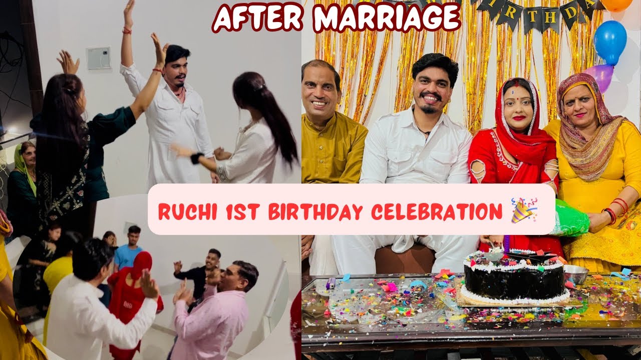 Ruchi birthday celebration 🎉|| Puri family ne kiya enjoy 🥳 || # ...