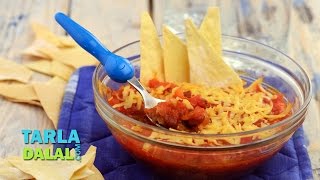 Layered Mexican Dip by Tarla Dalal