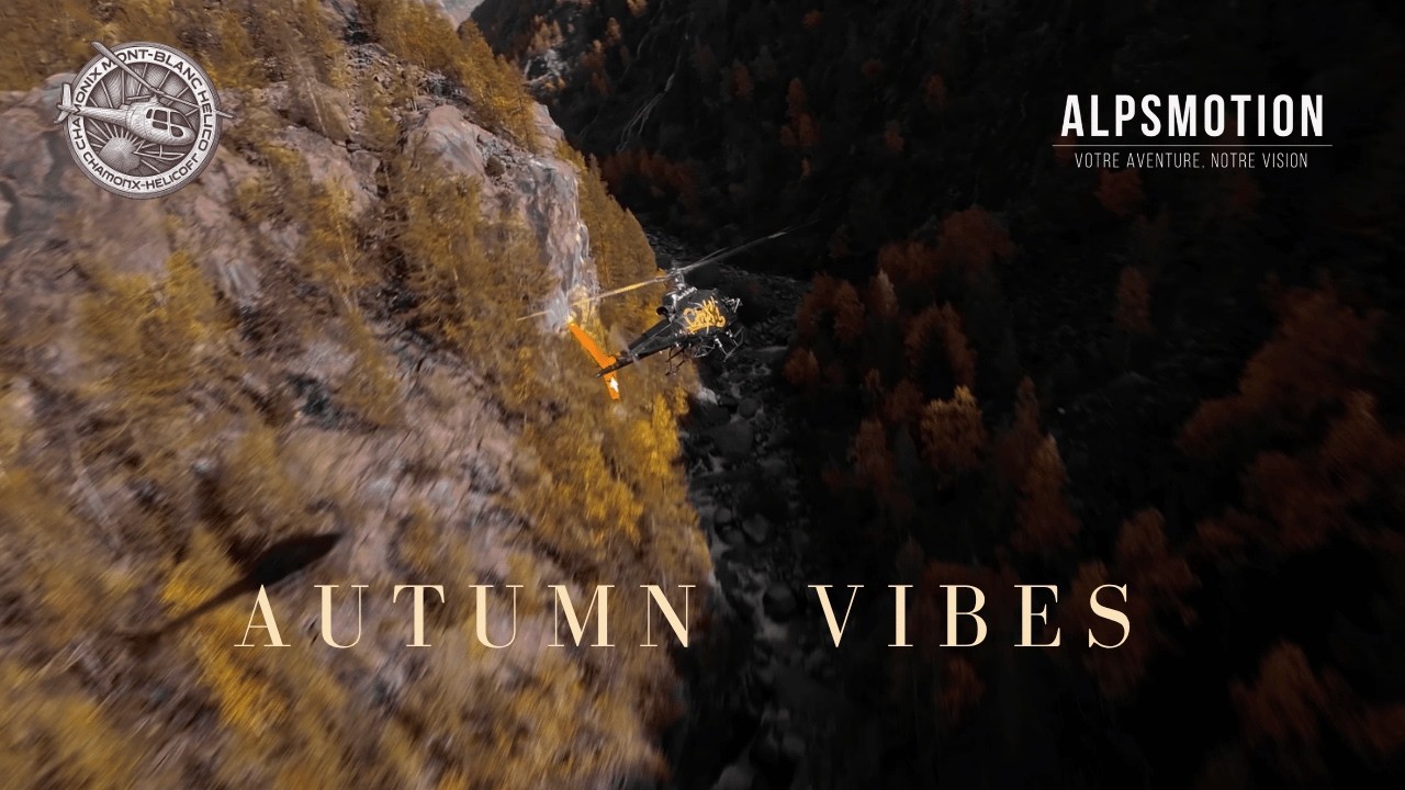Chamonix Mont-Blanc Helicopter - Autumn Vibes 🍂