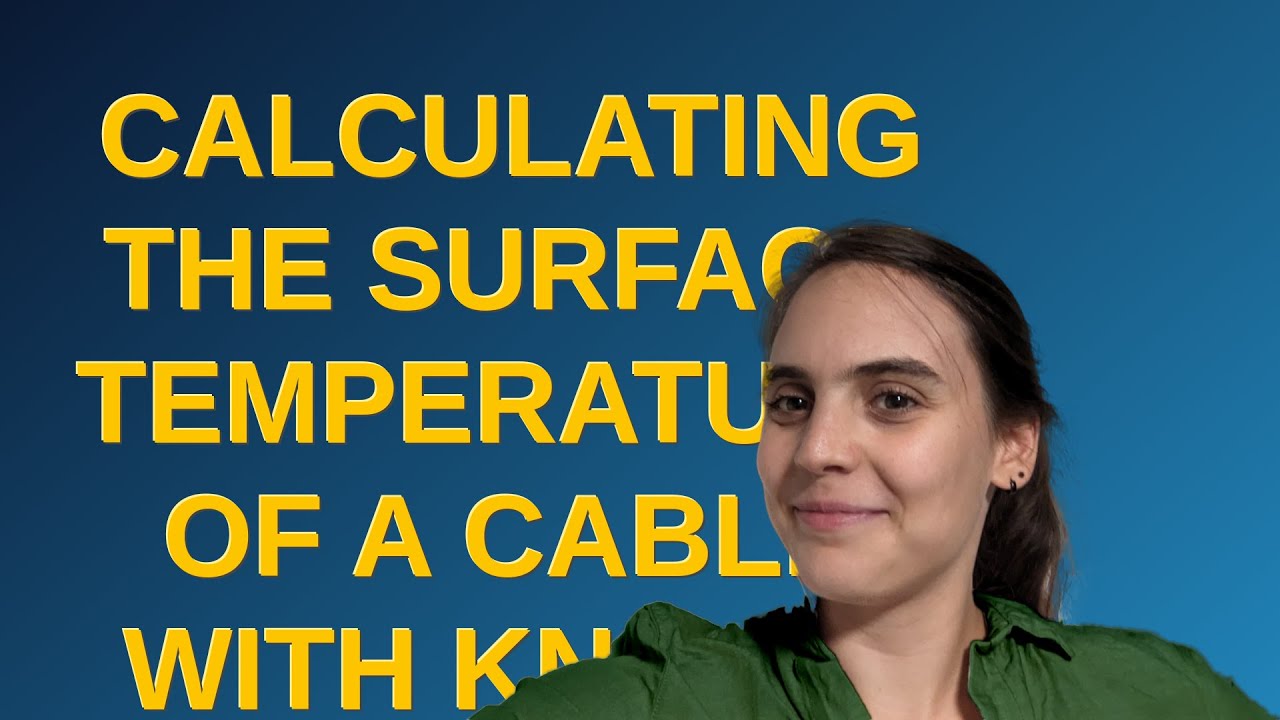 Engineering Calculating The Surface Temperature Of A Cable With Known 