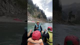 Rafting at Naran #tourism #narankaghan #babusartop #winter #river #sound #nature #viral #shorts