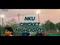 NKU Cricket Highlights
