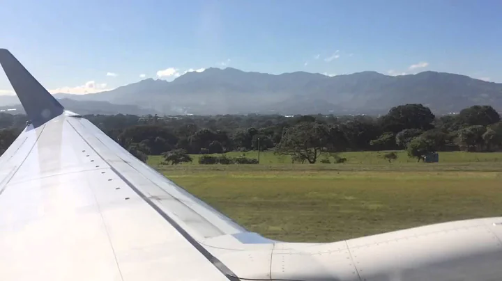 American Airlines 737-800 Takeoff from San Jose, Costa Rica