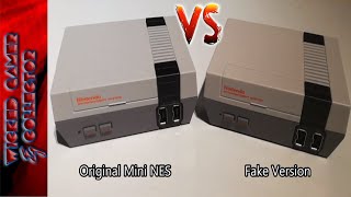 NES Mini Classic Original vs. China Fake Clone Version