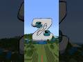 Minecraft Flying Through Alphabet Lore Z to A (Ultra Fast!) #minecraft #alphabetlore #shorts