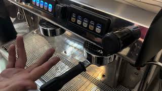 Expobar megacrem coffee machine how to do auto black flush.