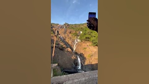 Dudhsagar #waterfall #goa #shorts #viral #trending #viralvideo #youtubeshorts #nature #shortsfeed