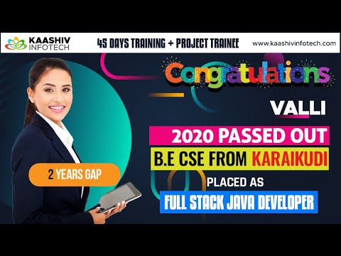 Kaashiv Infotech Reviews - Full Stack Java Developer - Java Training in Chennai - Java Course