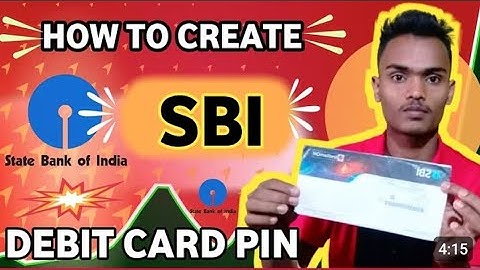SBI ke naye ATM ka PIN kaise banaye | sbi atm pin generation | how to generate atm pin sbi