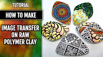 Free Video Tutorial: How to Make Quick and Perfect Image Transfer on raw polymer clay.