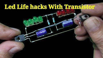 Superb Led Life Hacks With BD135 Transistor |#ledlight  #chaser #How |@Shaktitechshakti