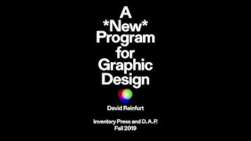 A New Program for Graphic Design BOOK TRAILER