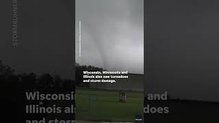 Series Of Deadly Tornadoes And Severe Storms Hit Midwest #Shorts