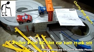 Charity Shop Short - Fisher Price RC slot car race track set