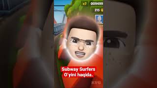 Subway Surfers o’yini haqida #oyinlar #ozbek #uzbekistan