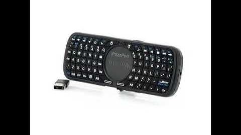 Wireless QWERTY Keyboard with Touchpad iPazzPort   10m Range, Ergonomic Design