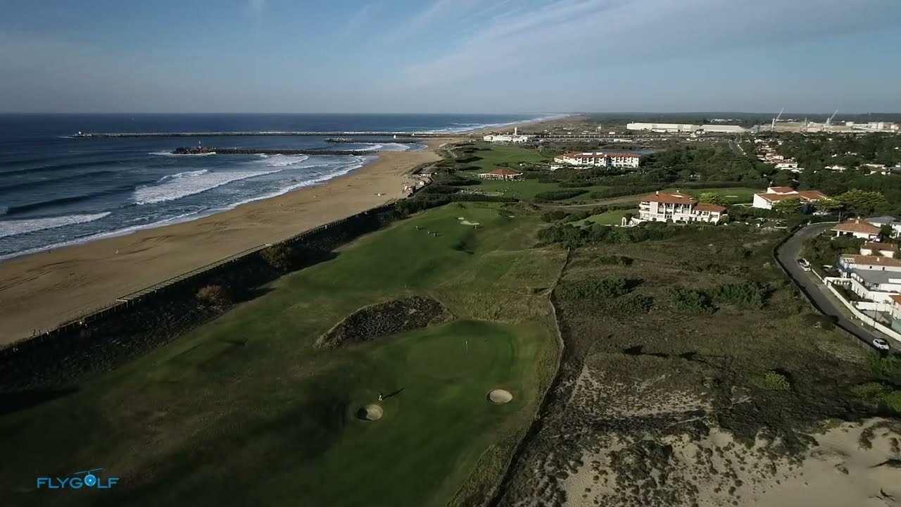 Golf Chiberta vu du ciel - Anglet - Biarritz - Pays basque - Pyrénées-Atlantiques - Aquitaine