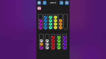 Ball Sort Puzzle by Guru Game: Levels 76, 77, 78, 79, 80
