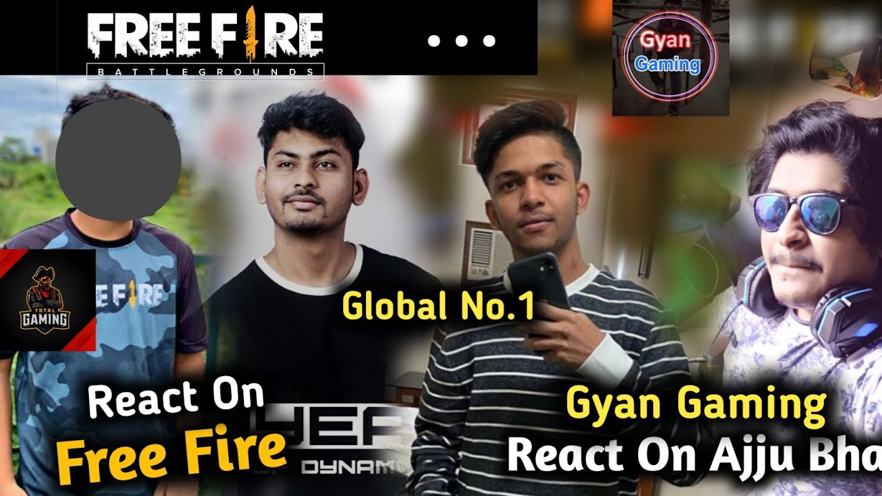 Total Gaming was abusing | Gyan gaming react on ajju bhai, Dynamo react on Free Fire & Pubg Comu