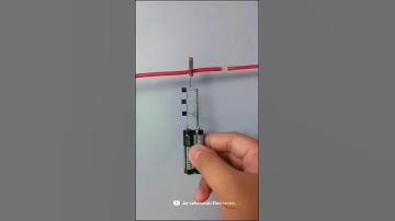 बिना टेस्टर के कैसे पता करें कि कौन से तार में करेंट आ रहा है | how to make wireless line tester